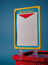 Кліпса-тримач рамки зі змінним кутом 0-180 на кошик 1 ШТ (1121), фото 5