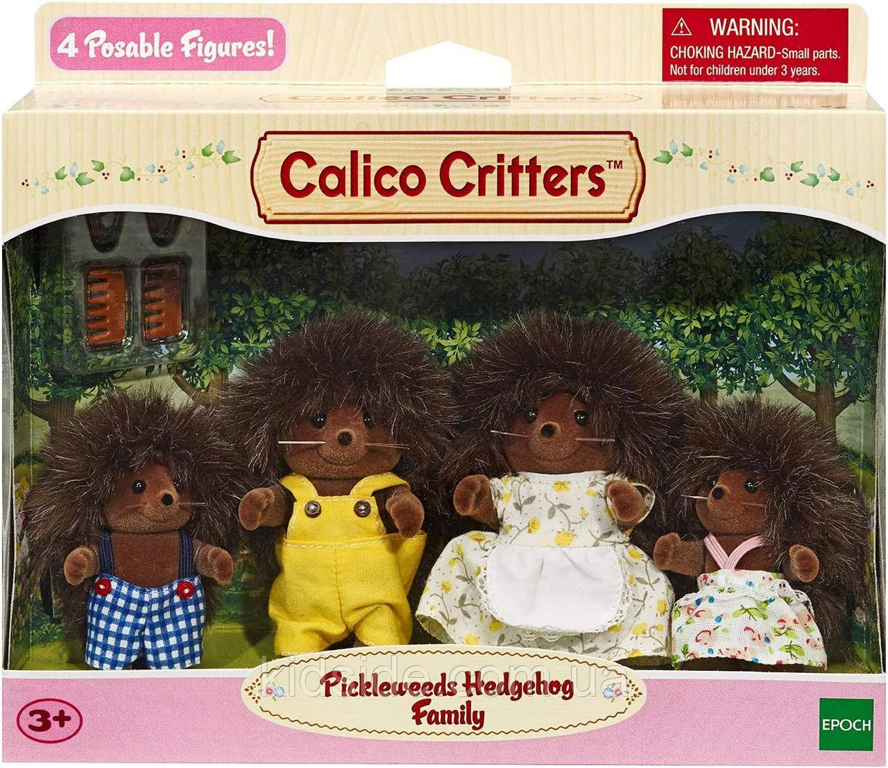 Calico Critters CC1923 Сім'я Їжачок Sylvanian Families