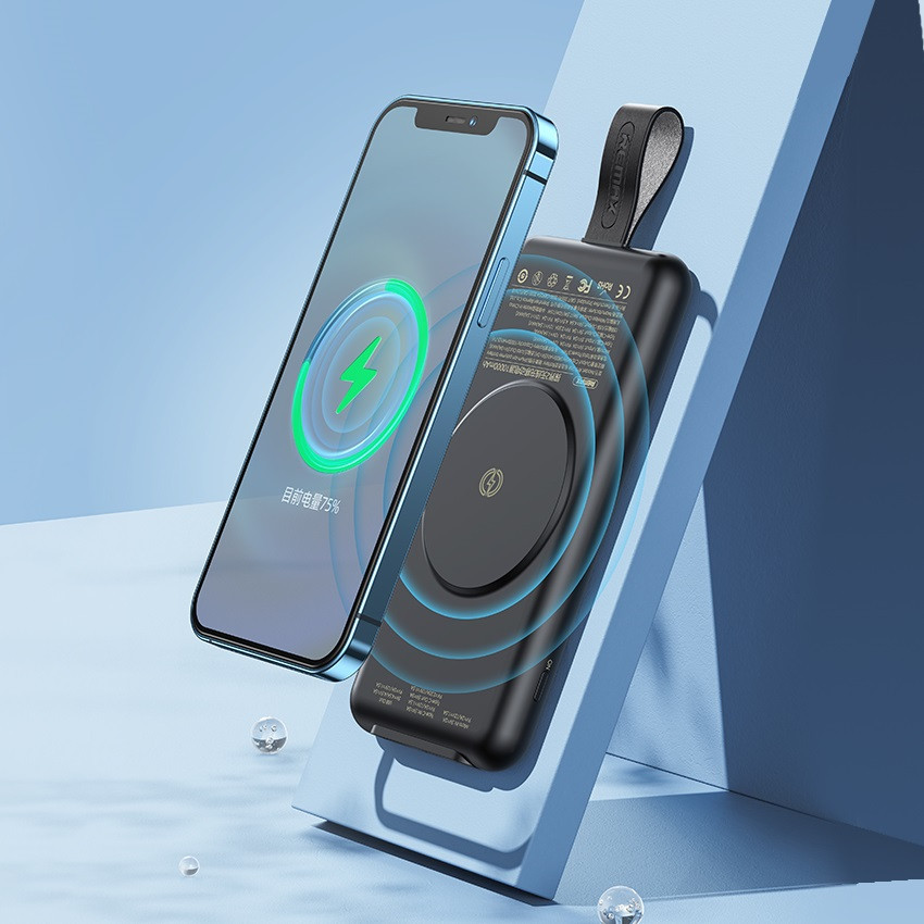 Портативний акумулятор з безпровідною зарядкою Power Bank Remax RPP-226 10000mAh 22.5W