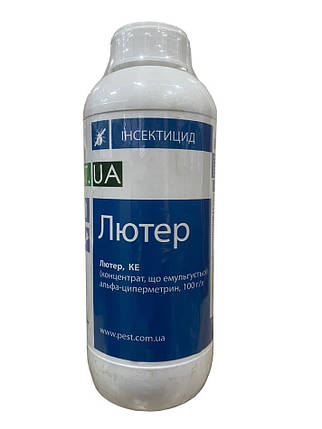 Інсектицид Лютер 1л (аналог Фастак), захист від клопа, тріпситлі, совки, горохової зерновки, плодожерки, фото 1