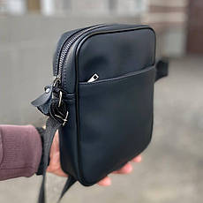 Чоловіча матова сумка барсетка через плече, фото 4