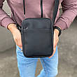 Чоловіча матова сумка барсетка через плече, фото 8