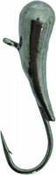 Мормышка вольфрамовая Fishing ROI Уралка-перевертыш с ушком 3.6mm black nickle