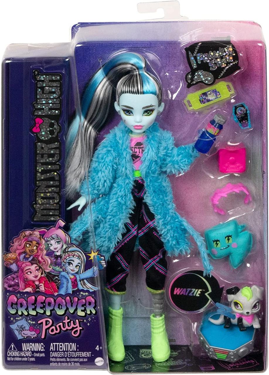 Кукла лялька Monster High 2022 Frankie Stein Sleepover Creepover Party Монстер Хай Френкі Штейн Піжамна, фото 1