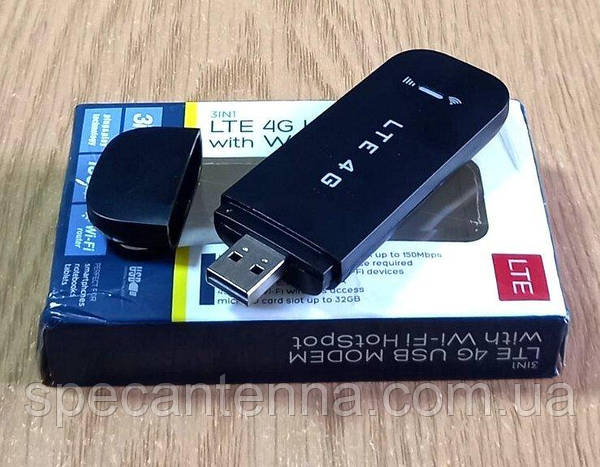 4G LTE/3G USB Wi-Fi модем роутер H760UFI-2514 (В1/В3), 150 Мбит/с, Plug &  Play, черный: продажа, цена в Днепре. Модемы 3g, 4g от "ПО СПЕЦАНТЕНИ  Зв'язок без перешкод!" - 1683960481