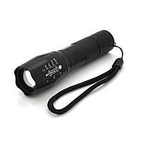 Ручний ліхтарик BL-A-5, Zoom, 1 реж., корпус-алюміній, водостійкий, ударостійкий, живлення 18650 (немає в