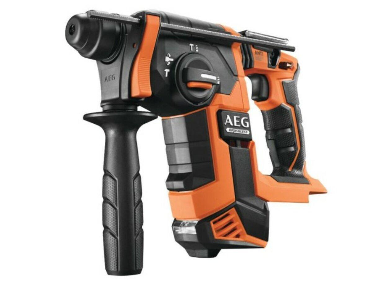 Перфоратор акумуляторний SDS+ AEG: Li-ION 18V безщітковий, без акумулятора , 2.5 Дж, Ø≤26 мм (бетон)