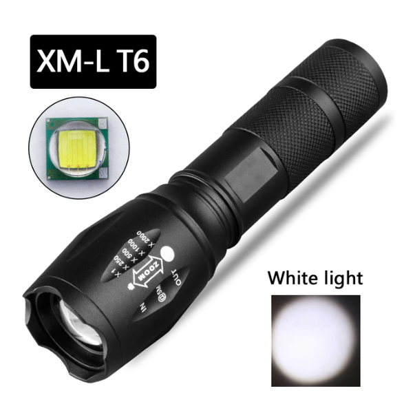 LED ліхтарик світлодіодний акумуляторний XM-L2 U3 T6 Q5