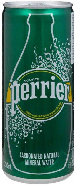 Минеральная газированная вода Perrier 0.25 л - фото 1 - id-p1717532901