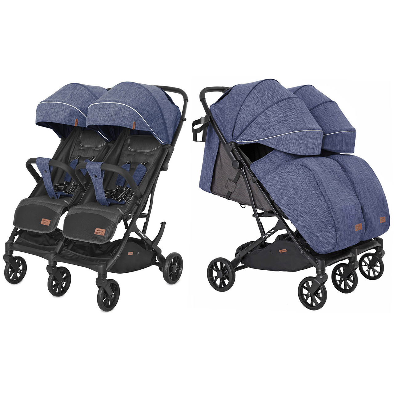 Коляска прогулочная CARRELLO Presto Duo CRL-5506 Oxford Blue +дождевик