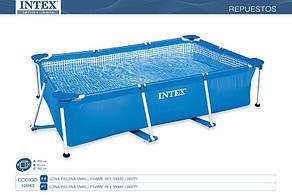 Чаша басейну Small Frame,Rectangular frame Pool 260-160-65 див. Intex 10943, фото 2