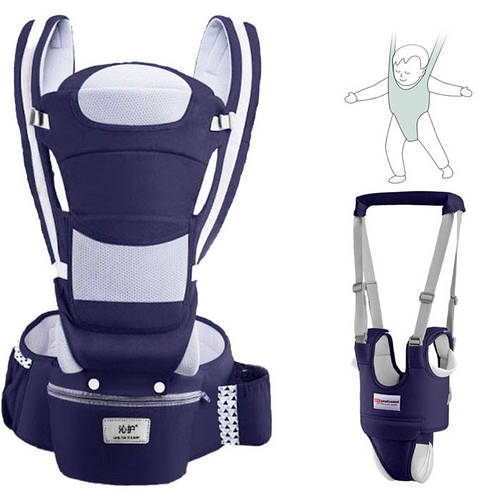 Купить Хипсит, Эрго-рюкзак, кенгуру переноска Baby Carrier 6 в 1 Темно ...