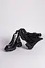 Жіночі демісезонні черевики ShoesBand Чорні натуральні шкіряні наплак на широку ногу всередині байка 35 (22,5 см) (S55501-1д), фото 7