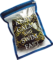 Водонепроникна сумка для чоловічих плавок "Keep calm and swim fast", S