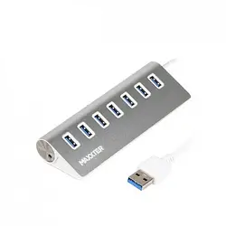 USB-хаб Maxxter HU3A-7P-01 Meteor Silver