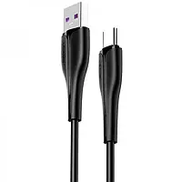 Дата-кабель USAMS US-SJ376 1m USB (тато) - USB Type C (тато) Black