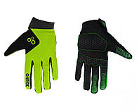 Перчатки велосипедные ONRIDE Long 20 цвет зеленый/черный размер S