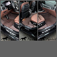 Комплект Килимків 3D Bmw X5 F15 + дод килимки ПВХ, фото 3