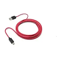 Дата-кабель PowerPlant CA911370 2m USB (тато) - microUSB (тато) Red