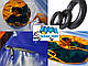 Тюбінг — надувні санки для катання на снігу (діаметр 90-100-120 см) Різні кольори 120 см, фото 6