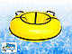 Тюбінг, плюшка, надувні ПВХ санки-ватрушки для дітей (діаметр 90-100-120 см) Різні кольори 100 см, фото 2