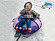 Тюбінг, плюшка, надувні ПВХ санки-ватрушки для дітей (діаметр 90-100-120 см) Різні кольори 100 см, фото 5