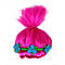 Перука троля Троянди дитячий рожевий із хвостом, фото 3