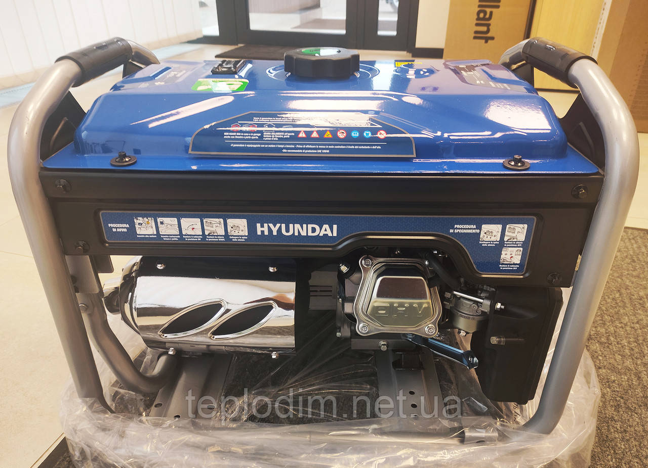 Бензиновий електрогенератор Hyundai LS4050EB 3 кВт (мідне обмотування)
