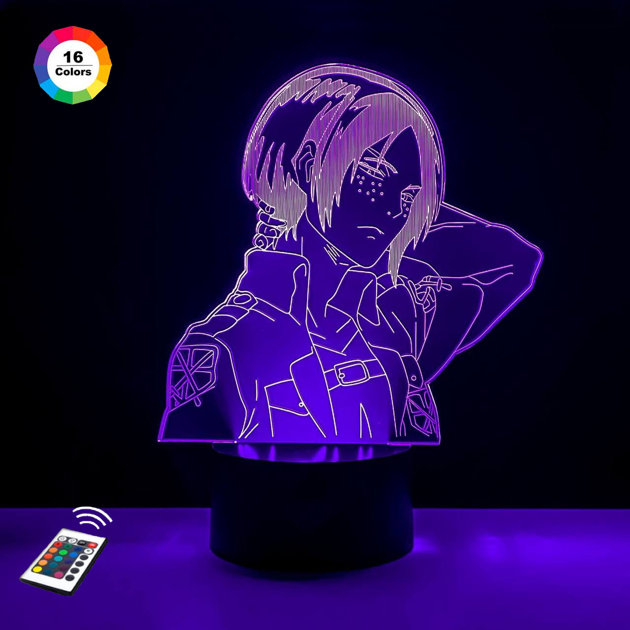 3D світильник нічник з пультом "Імір" 3DTOYSLAMP