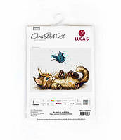Набір для вишивки хрестиком B7013 Грайливе кошеня  Luca-S