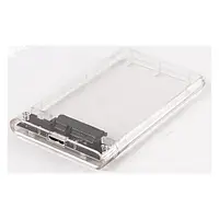 Внешний карман для диска AgeStar 3UB2P4 Transparent USB3.0 для HDD/SSD SATA 2.5"