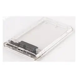 Зовнішня кишеня для диска AgeStar 3UB2P4 Transparent USB3.0 для HDD/SSD SATA 2.5