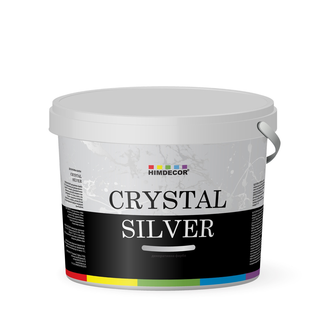 Декоративна фарба Crystal Silver 3 - фото 1 - id-p1717641250
