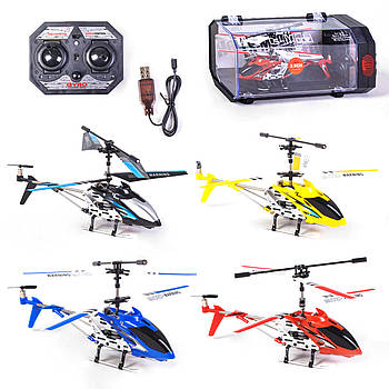 Вертоліт на радіокеруванні (3 кольори, 2 види зарядки, акум. 3.7V, гіроскоп, підсвічування) LS 220