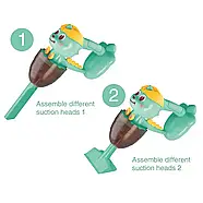 Дитячий іграшковий пилосос (на батарейках, мелодія, дві насадки) HJ 199 A, фото 2