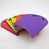 Дошка для плавання (досточка для басейну) з ручками 45x31x2см OSPORT (OF-0004), фото 6