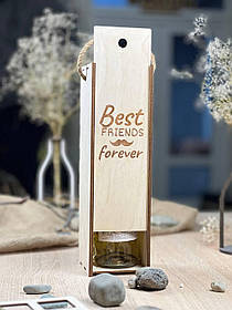 Коробка для алкоголю з гравіюванням 100х90х320мм