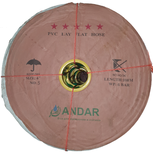 Гнучкий ПВХ шланг Лейфлет Andar 6", 6Bar, 150 мм