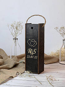 Коробка для алкоголю з гравіюванням 100х90х320мм