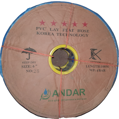 Гнучкий ПВХ шланг Лейфлет Andar 6", 4Bar, 150 мм, фото 1