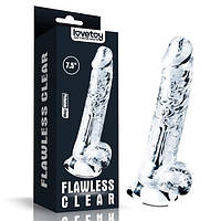 Фалоїмітатор 7.5" Flawless Clear Dildo Clear