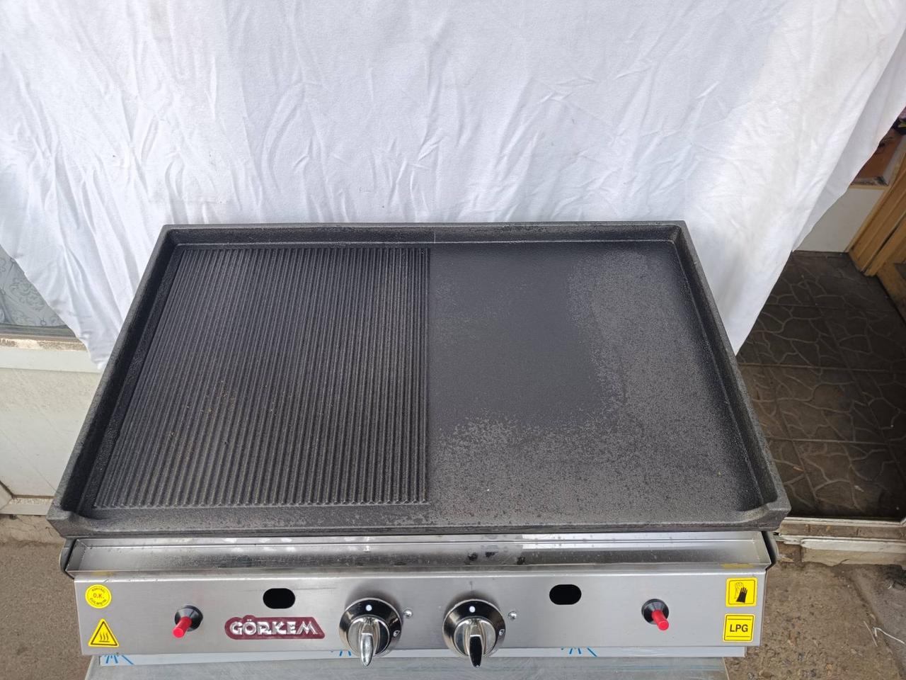 Görkem. Смачна газова поверхня гладка/рифлена чавун 70 см, фото 1