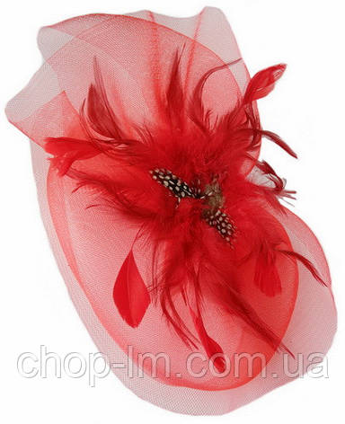 Вуалетка "Екстра" червона, фото 1