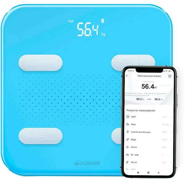 Ваги підлогові Yunmai S Smart Scale Blue