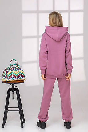 Теплий жіночий костюм на флісі, тканина "Трикотаж Двонитка" 46, 48, 50, 52 розмір 46, фото 2