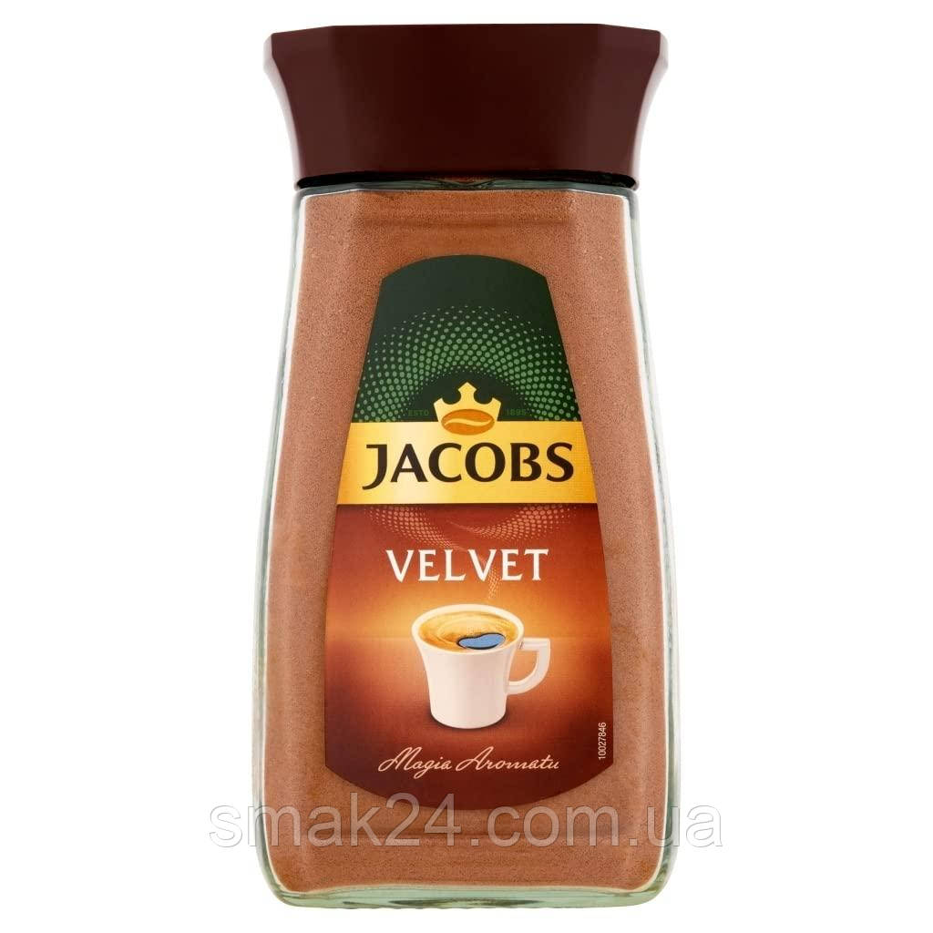 Кава розчинна JACOBS Velvet 200г Нідерланди