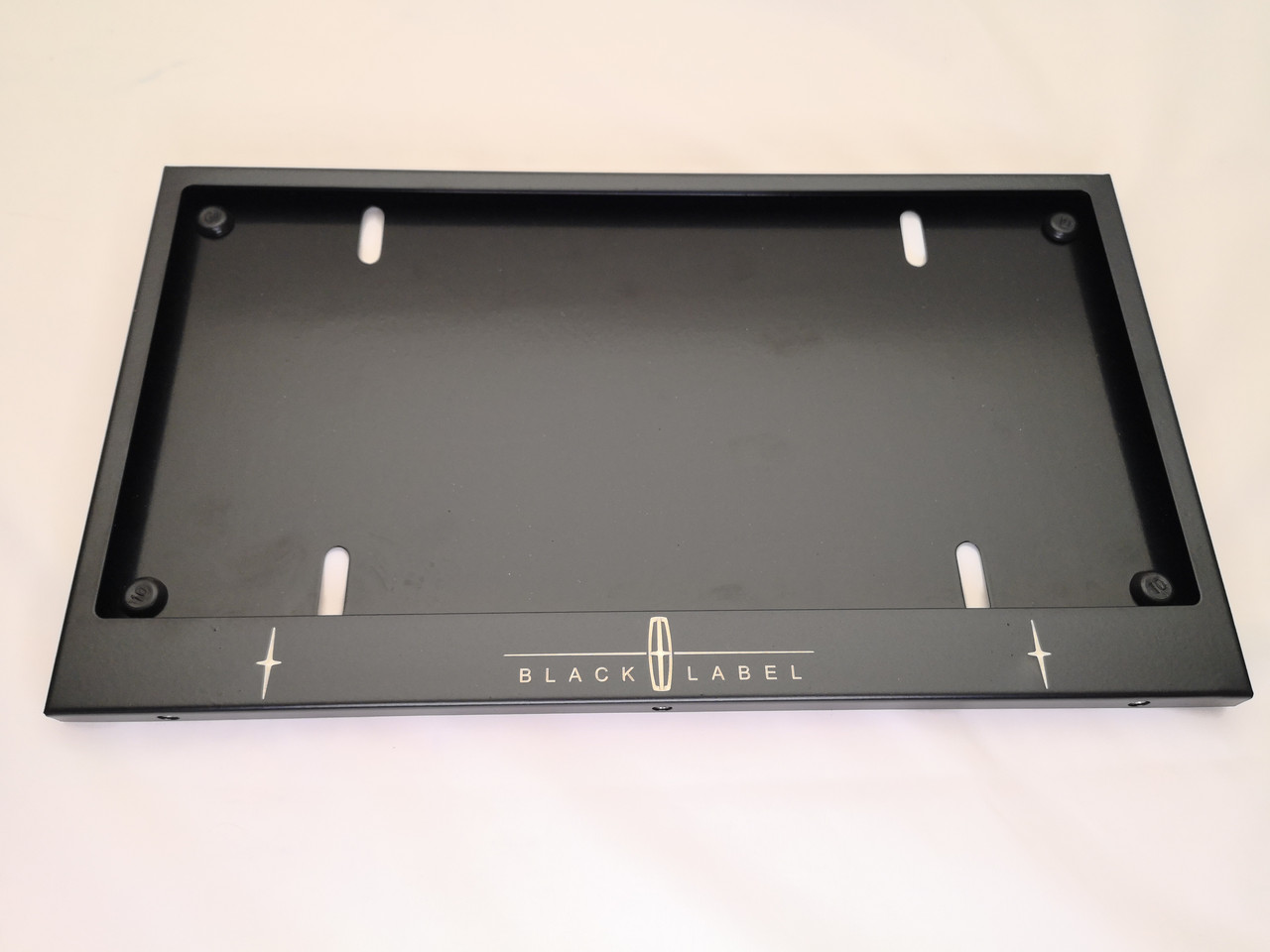 Номерна рамка для авто Lincoln Blacklabel black, рамка під американський номер