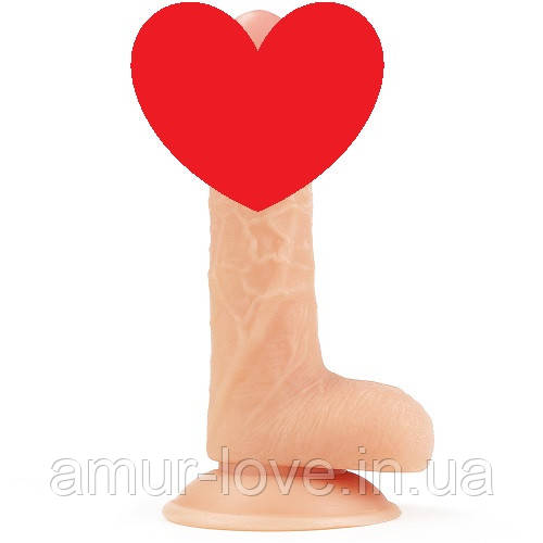 Фалоімітатор The Ultra Soft Dude Flesh 7", фото 1