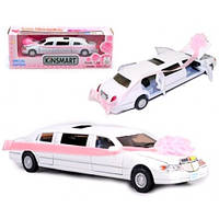 Машинка металл KINSMART KT7001WW LINCOLN 7'' TOWN LOVE CAR металл.инерц.откр.дв.кор./72/