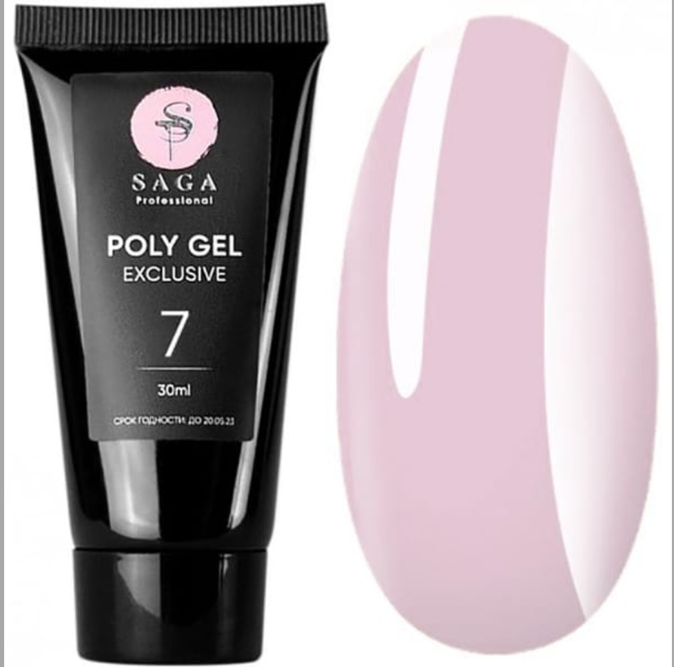 Купить Полигель (акригель) для наращивания и моделирования ногтей Saga ...